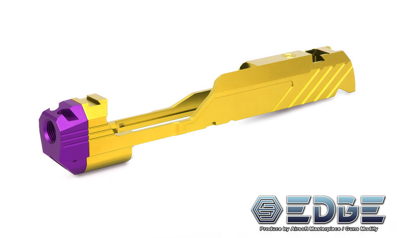 Load image into Gallery viewer, EDGE Custom “MEGA” Aluminum Standard Slide for Hi-CAPA GOLD #EDGE-SL013-GD