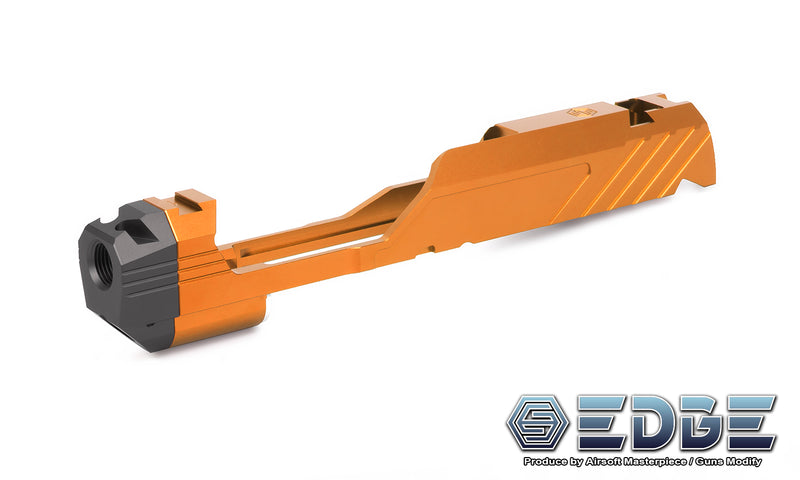 Load image into Gallery viewer, EDGE Custom “MEGA” Aluminum Standard Slide for Hi-CAPA ORANGE #EDGE-SL013-OR