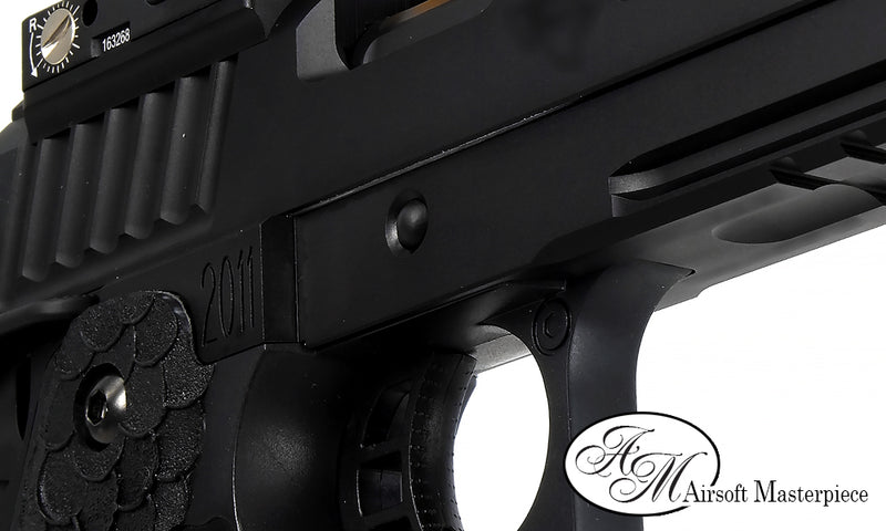 Load image into Gallery viewer, Airsoft Masterpiece Aluminum Frame – 2011 3.9″ with Tactical Rail #F-ST39DSR-S - Silver