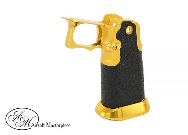 Load image into Gallery viewer, Airsoft Masterpiece Aluminum Grip for Hi-CAPA Type 6 (Infinity Grip Tape ver.) #G-06-GD