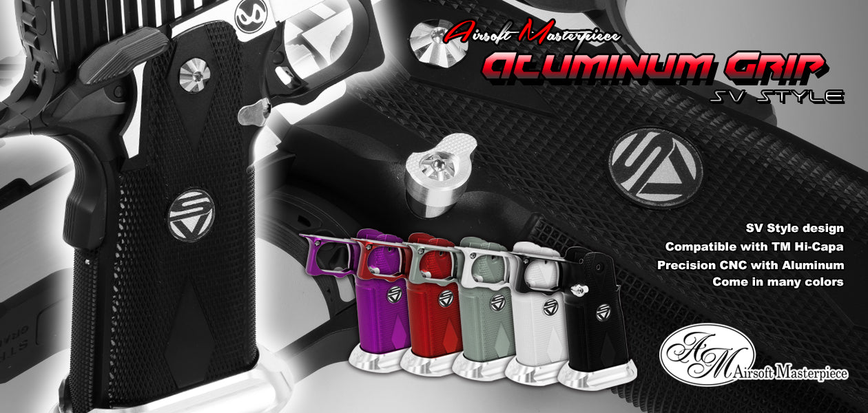 Airsoft Masterpiece Aluminum Grip for Hi-CAPA (Type 22 / SV