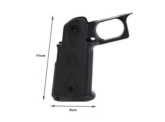 5KU STI Style Nylon Polymer Grip for Marui Hi-Capa GBB Pistol - Black #5KU-GB-470