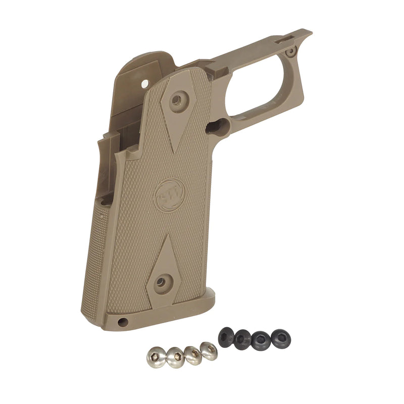 Load image into Gallery viewer, 5KU STI Style Nylon Polymer Grip for Marui Hi-Capa GBB Pistol - Dark Earth #5KU-GB-470-DE