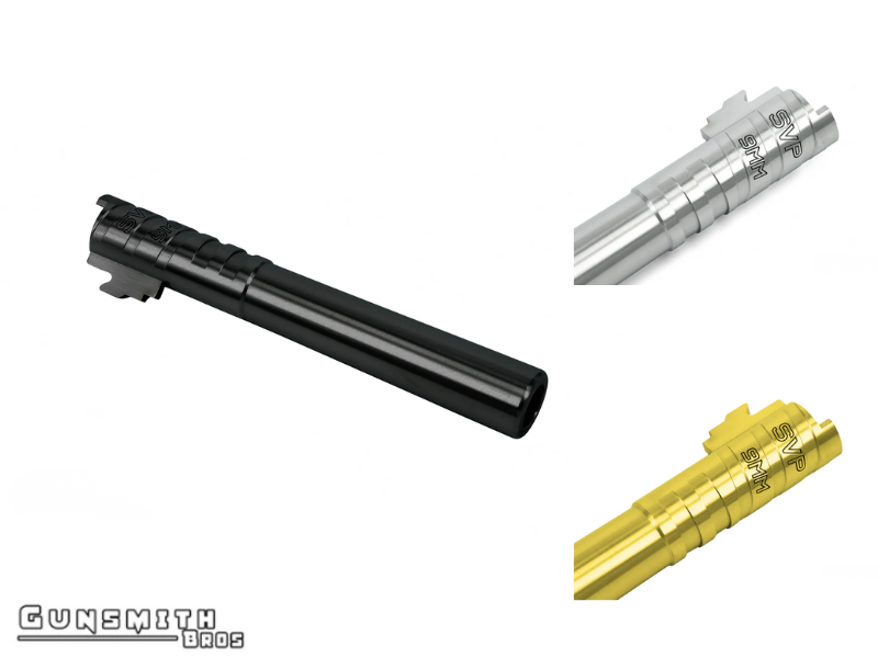 Load image into Gallery viewer, Gunsmith Bros Infinity SVP Steel 5.1 Outer Barrel for HI-CAPA 5.1 #GB-OBSVP51