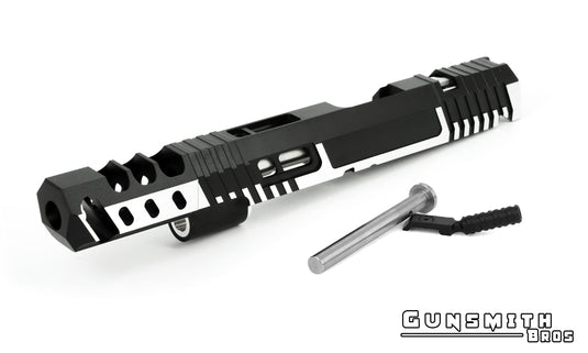 Gunsmith Bros TT Sand V Open Slide Kit for Hi-CAPA - 2-Tones