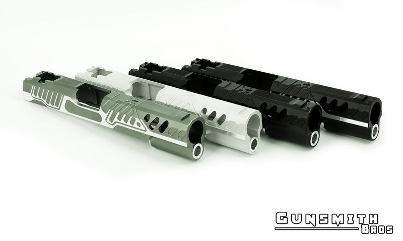 Load image into Gallery viewer, Gunsmith Bros Type 192 Slide for Hi-CAPA #GB-SL-192 - Black, Silver, Grey & 2-Tones