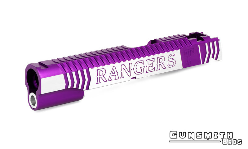 Load image into Gallery viewer, Gunsmith Bros Infinity Rangers Slide for Hi-CAPA #GB-SL-IFRAN-PUTT Purple 2Tone