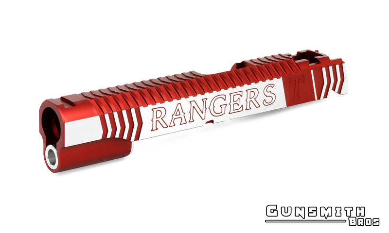 Load image into Gallery viewer, Gunsmith Bros Infinity Rangers Slide for Hi-CAPA #GB-SL-IFRAN-RDTT Red 2Tone