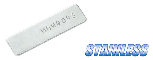 Guarder Stainless Serial Number Tag for MARUI G17 Gen5 (Original Number) for MARUIG17 Gen5