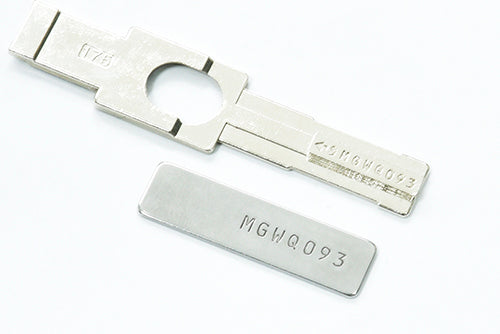 Guarder Stainless Serial Number Tag for MARUI G17 Gen5 (Original Number) for MARUIG17 Gen5 #GLK-500(A)