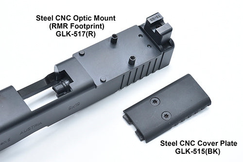 Guarder CNC Steel Slide/Barrel kit for MARUI G17 Gen5 MOS (G34 Gen5 MOS/Black)