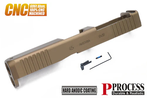 Load image into Gallery viewer, Guarder CNC Aluminum Slide for MARUI G17 Gen5 MOS (G45 Gen5 MOS/FDE) #GLK-543(FDE)