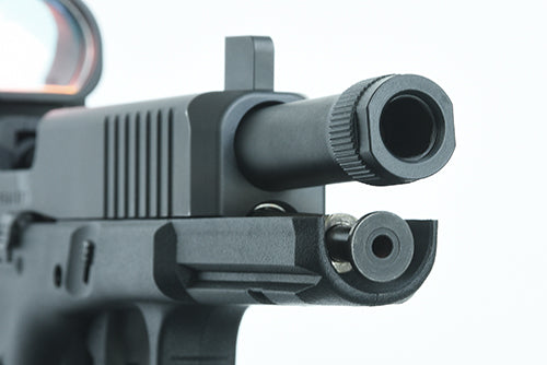 Load image into Gallery viewer, Guarder Steel CNC Thread Outer Barrel for MARUI G17 Gen5 MOS (-14mm / Black) #GLK-550(BK)
