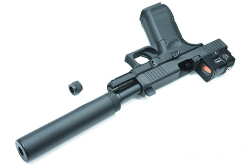 Load image into Gallery viewer, Guarder Steel CNC Thread Outer Barrel for MARUI G17 Gen5 MOS (G45/-14mm/Black) #GLK-551(BK)