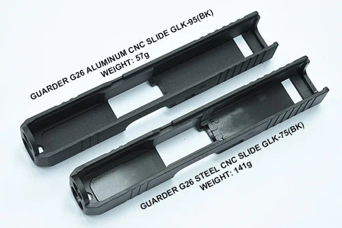 Load image into Gallery viewer, Guarder Steel CNC Slide for MARUI G26 Gen3 (Custom/Black) 2021 Ver. #GLK-75(BK)