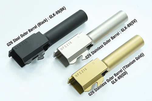 Load image into Gallery viewer, Guarder Steel CNC Slide for MARUI G26 Gen3 (Custom/Black) 2021 Ver. #GLK-75(BK)