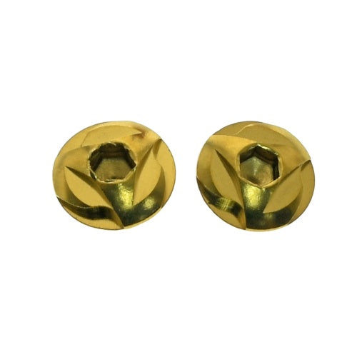 COWCOW Stainless Steel Grip Screw - Gold For Marui HICAPA GBB