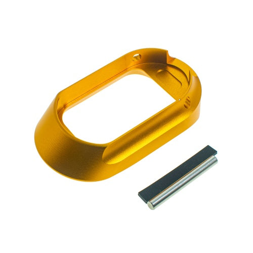 Load image into Gallery viewer, COWCOW High Heel Magwell - Gold For Marui HICAPA GBB #CCT-TMHC-138