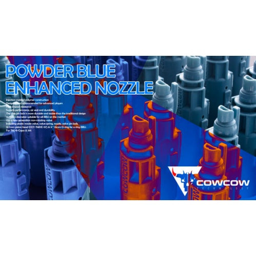COWCOW Powder Blue Enhanced Loading Nozzle Set For Marui HICAPA GBB #CCT-TMHC-151