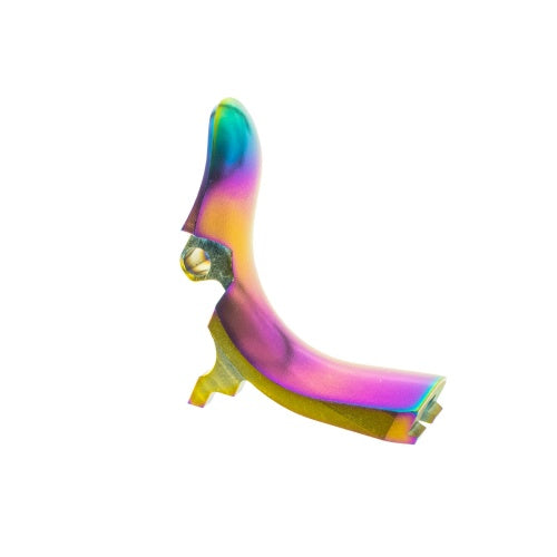 Load image into Gallery viewer, COWCOW MATCH GRADE STAINLESS STEEL GRIP SAFETY for Marui Hi-CAPA- Rainbow #CCT-TMHC-165