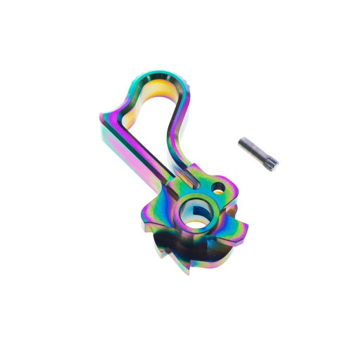 Load image into Gallery viewer, COWCOW Match Grade Stainless Steel Hammer Type B - Rainbow For Marui HICAPA GBB #CCT-TMHC-150