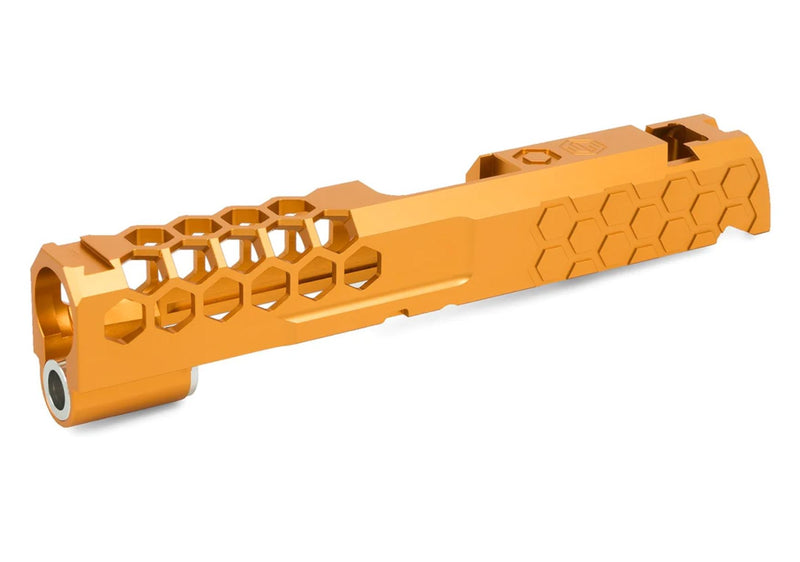 Load image into Gallery viewer, EDGE CUSTOM “HIVE” Aluminum Slide for Hi-CAPA 4.3 - orange