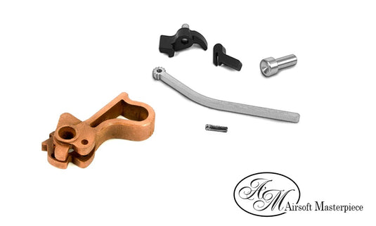 Airsoft Masterpiece CNC Steel Hammer & Sear Set for Marui Hi-CAPA (Commander) (Copper)