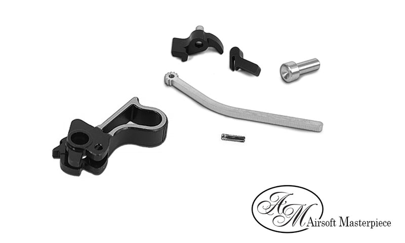 Load image into Gallery viewer, Airsoft Masterpiece CNC Steel Hammer & Sear Set for Marui Hi-CAPA (Infinity Commander Style ) (2-tones) #HP-TMHC-S13TT