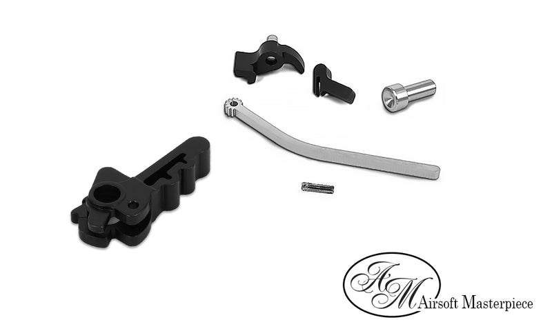 Load image into Gallery viewer, Airsoft Masterpiece CNC Steel Hammer & Sear Set for Marui Hi-CAPA (Infinity QB) #HP-TMHC-S17BK BLACK