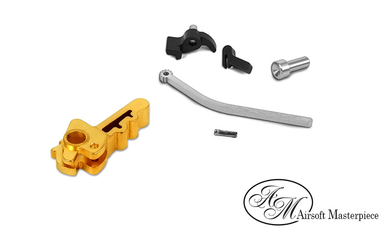 Load image into Gallery viewer, Airsoft Masterpiece CNC Steel Hammer & Sear Set for Marui Hi-CAPA (Infinity QB) #HP-TMHC-S17G GOLD