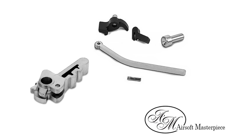 Load image into Gallery viewer, Airsoft Masterpiece CNC Steel Hammer & Sear Set for Marui Hi-CAPA (Infinity QB) #HP-TMHC-S17S SILVER