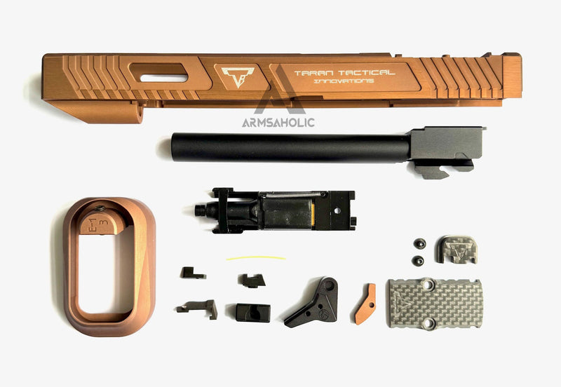 Load image into Gallery viewer, Bomber CNC Aluminum T-style G17L Copperhead RMR Cut Slide Kit for Tokyo Marui G17 Gen3 GBB series