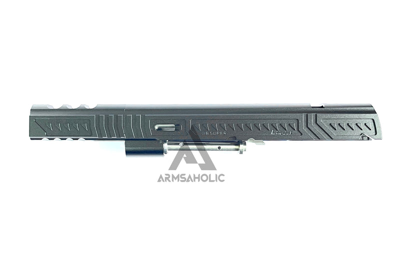 Load image into Gallery viewer, Airsoft Masterpiece LimCat SaberCat Open slide for Hi-Capa Series #SK-SABERC-O - Black