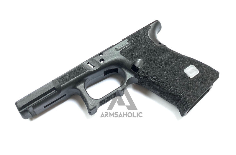 Load image into Gallery viewer, ArmsAholic Custom S-style Stippling Lower Frame 01 for Marui G19 GBB - Black