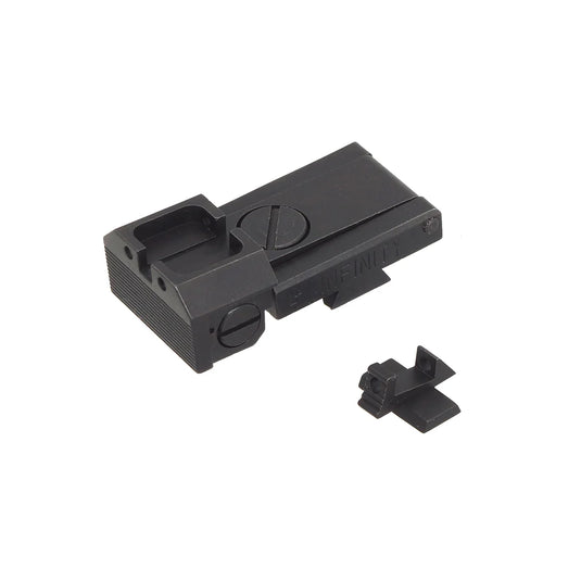 KF Airsoft Steel Infinity Sight Set for Marui Hi-Capa 5.1 Airsoft Black