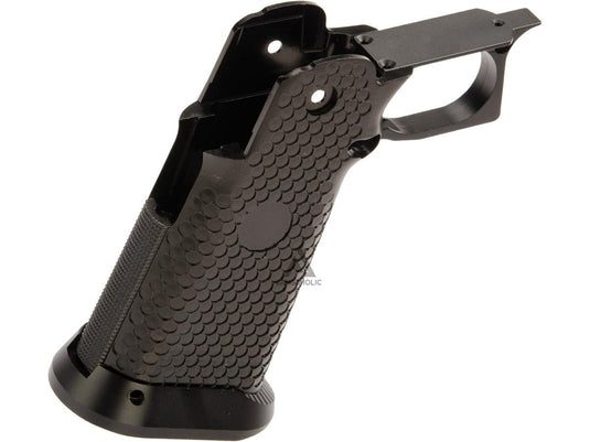 KF CNC Aluminum Grip for Tokyo Marui Hi-Capa Airsoft Pistols - Black