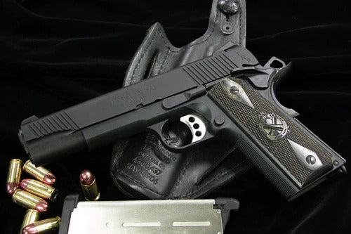 Load image into Gallery viewer, Guarder Aluminum Slide & Frame for MARUI MEU.45 (TRP/Black) #MEU-05(C)BK