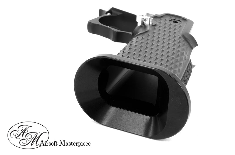 Load image into Gallery viewer, Airsoft Masterpiece Huge Infinity Magwell for Aluminum Grip #MW-HIF-SV Silver