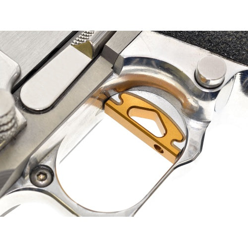COWCOW Module Trigger Shoe D - Silver For Marui Hi-Capa