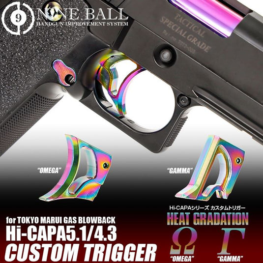 NINE BALL  Round Trigger [OMEGA] for Hi-CAPA / M1911A1