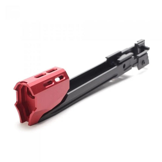NINE BALL LayLax Hi-Capa Custom Lower Frame R Edge 5.1 & Compensator - Red