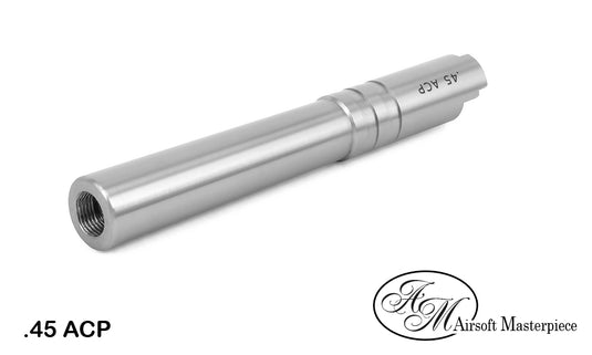 Airsoft Masterpiece .45 ACP STEEL Threaded Fix Outer Barrel for 5.1 - Silver