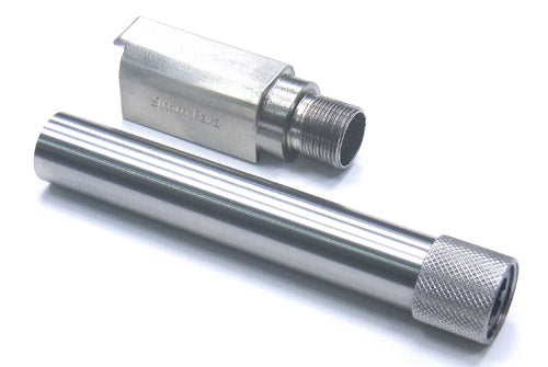 Load image into Gallery viewer, Guarder Stainless Threaded Outer Barrel for Tokyo Marui P226 (14mm Positive) #P226-11(SV)