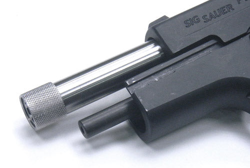 Load image into Gallery viewer, Guarder Stainless Threaded Outer Barrel for Tokyo Marui P226 (14mm Positive) #P226-11(SV)