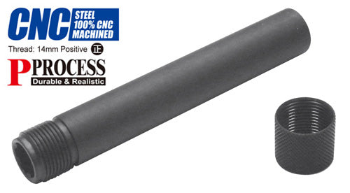 Load image into Gallery viewer, Guarder Steel Threaded Outer Barrel for Tokyo Marui P226 (14mm Positive) #P226-11(BK)
