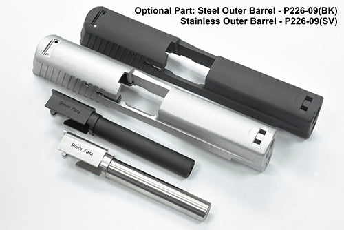 Load image into Gallery viewer, Guarder Aluminum Slide & Frame For MARUI P226 E2 (Black/E2 Marking) - 2022 New Version #P226-35(BK)