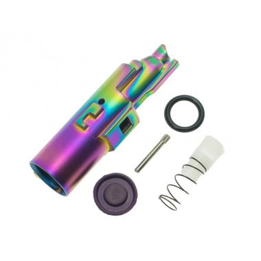 Load image into Gallery viewer, CowCow Power Up Aluminium nozzle-Rainbow