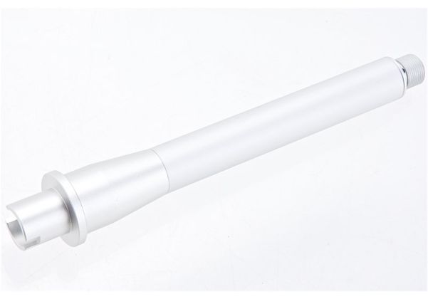 Load image into Gallery viewer, Revanchist Airsoft Tokyo Marui MWS Outer Barrel Set (7.5 / 8 inch, Aluminum, Matt Silver) #RA_10104