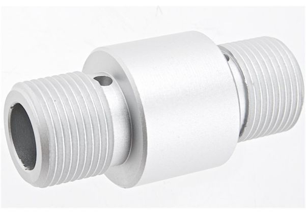 Load image into Gallery viewer, Revanchist Airsoft Tokyo Marui MWS Outer Barrel Set (11.5 inch, Aluminum, Matt Silver) #RA_10109