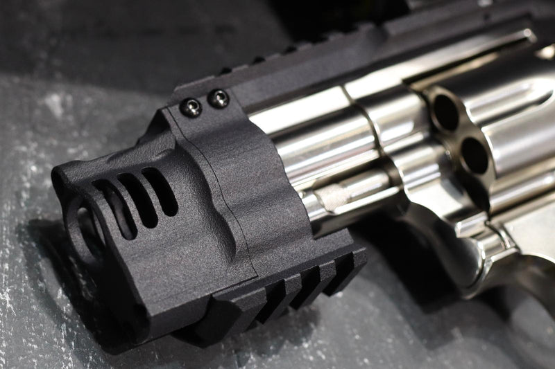 Load image into Gallery viewer, Revanchist 3D Printed Optic Mount & Compensator Set For Ares S&W 686 2" CO2 Revolver